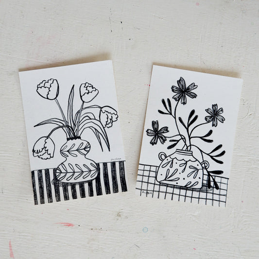 Floral vase - sketch i