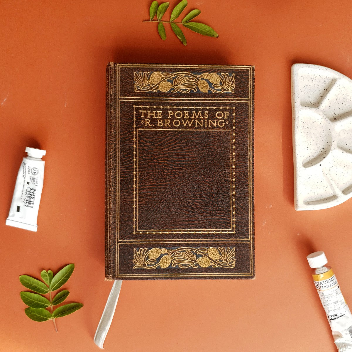 The Poems of R. Browning ~ Aquapaper Sketchbook