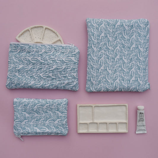 Padded Pouches - Waves