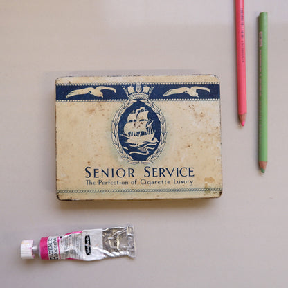 Senior service paint tin