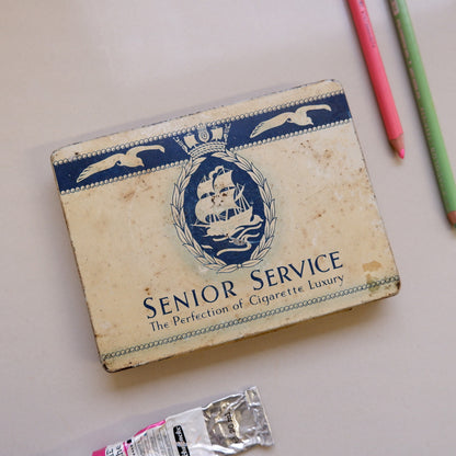 Senior service paint tin