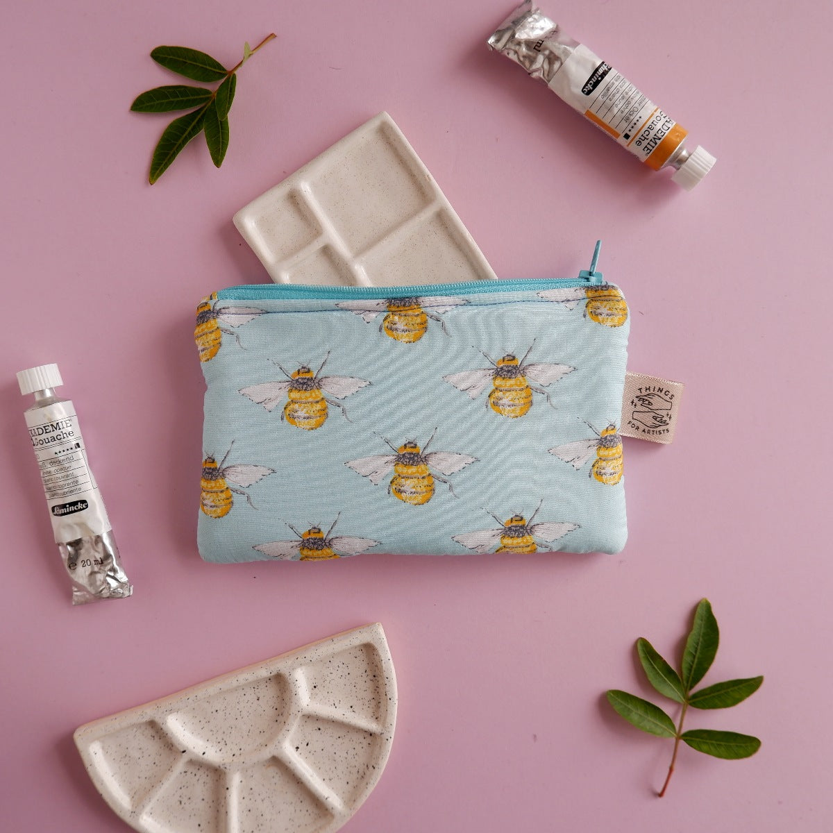 Padded Pouches - Bees