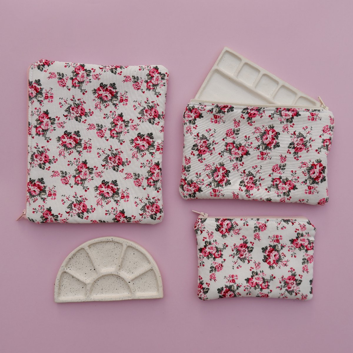 Padded Pouches - Rosy